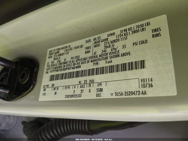 2023 FORD F-150 XL