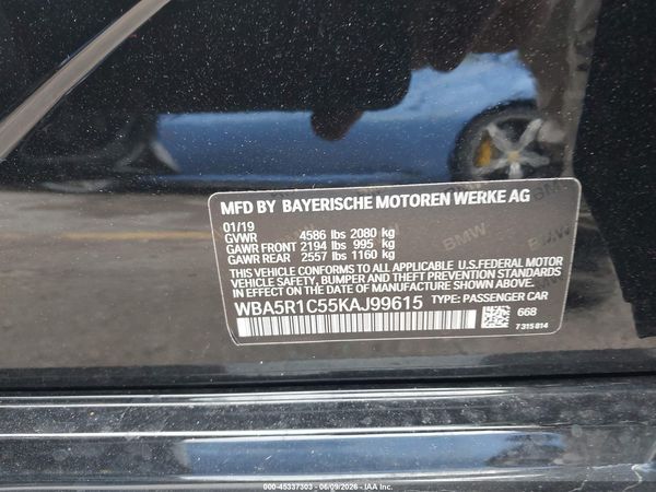 2019 BMW 330I