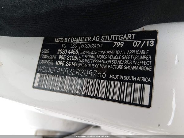 2014 MERCEDES-BENZ C 250 C250