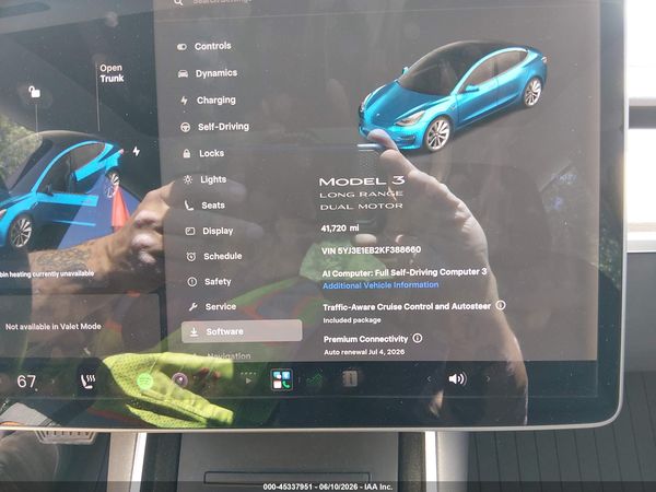 2019 TESLA MODEL 3 LONG RANGE/PERFORMANCE