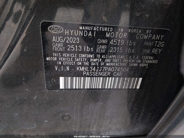 2023 HYUNDAI SONATA HYBRID SEL