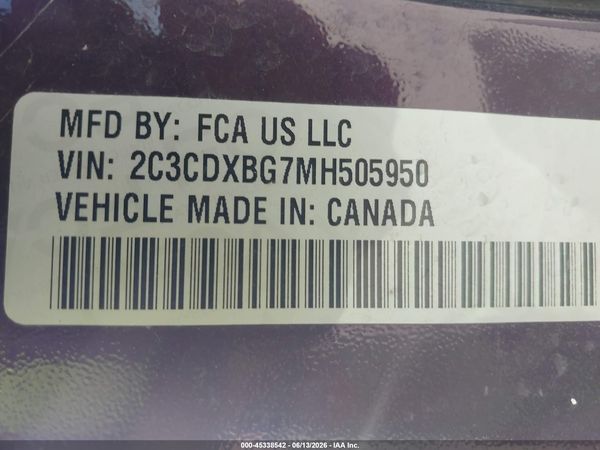 2021 DODGE CHARGER SXT RWD