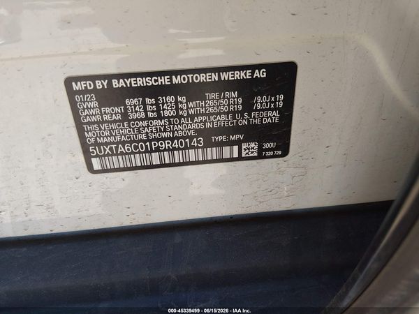 2023 BMW X5 PHEV XDRIVE45E
