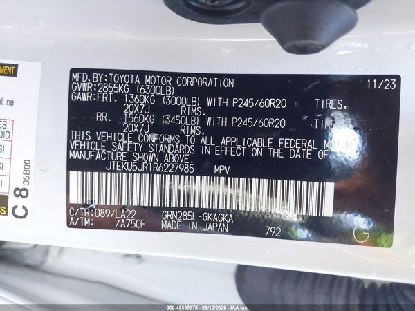 2024 TOYOTA 4RUNNER LIMITED