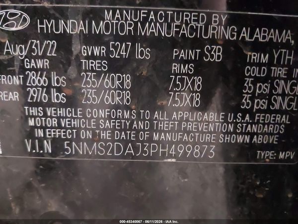 2023 HYUNDAI SANTA FE SEL