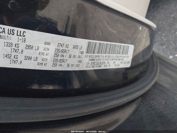 2018 CHRYSLER PACIFICA TOURING L PLUS
