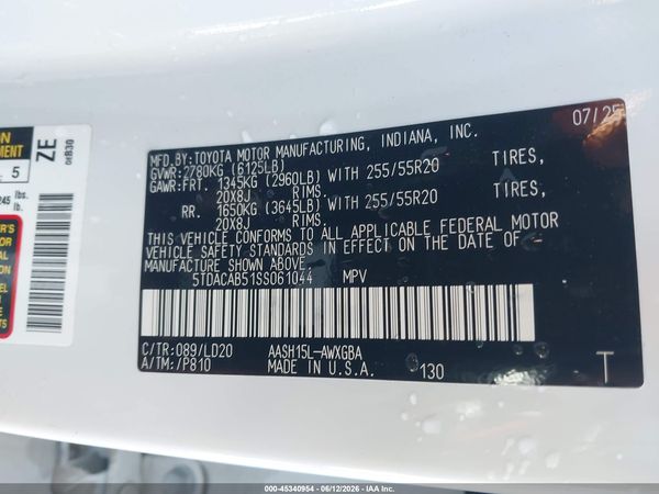 2025 TOYOTA GRAND HIGHLANDER