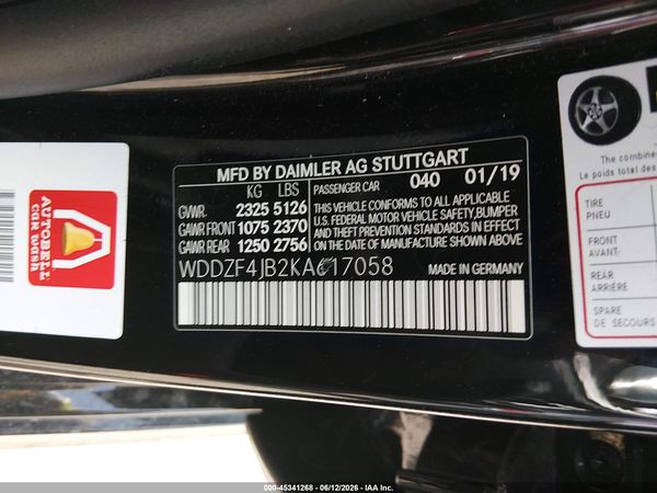2019 MERCEDES-BENZ E 300 E300
