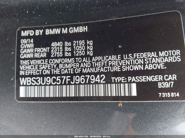 2015 BMW M4