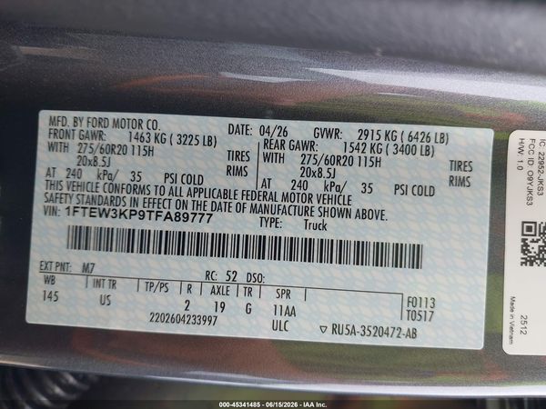 2026 FORD F-150 XLT