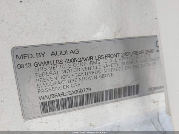 2014 AUDI A4 2.0T PREMIUM