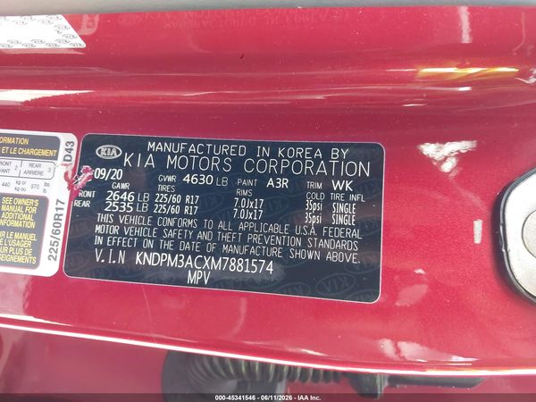 2021 KIA SPORTAGE LX