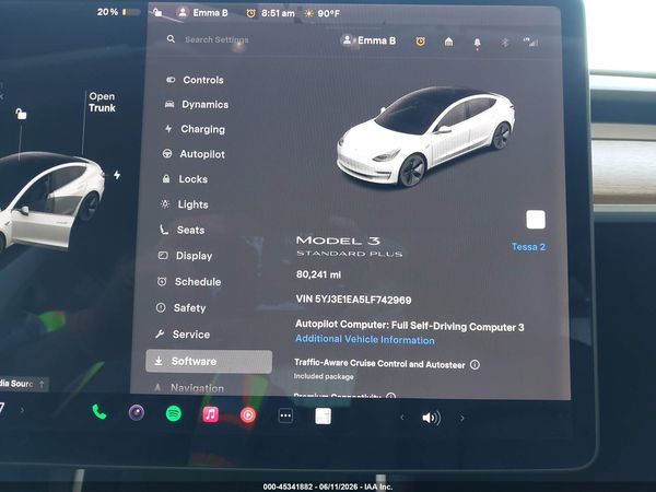 2020 TESLA MODEL 3