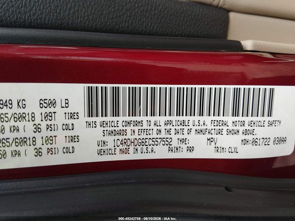 2014 DODGE DURANGO LIMITED
