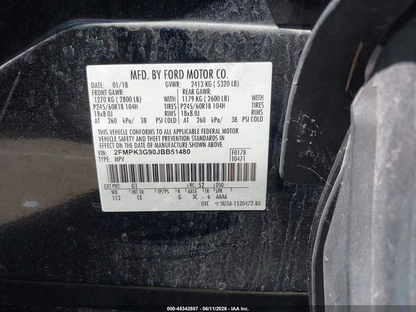 2018 FORD EDGE SE
