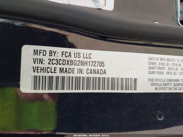 2022 DODGE CHARGER SXT RWD