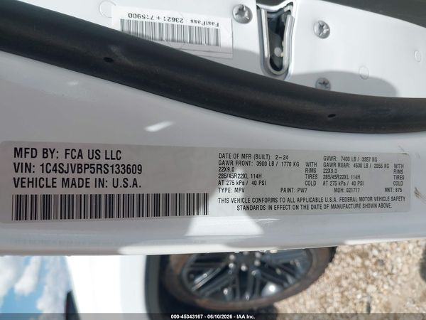 2024 JEEP WAGONEER SERIES II CARBIDE 4X4