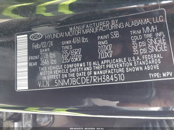 2024 HYUNDAI TUCSON SEL