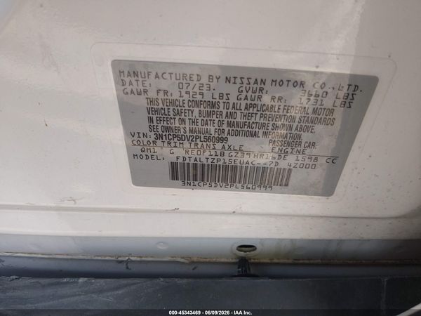 2023 NISSAN KICKS SR XTRONIC CVT