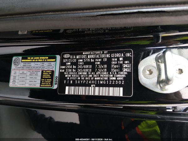 2021 KIA TELLURIDE LX