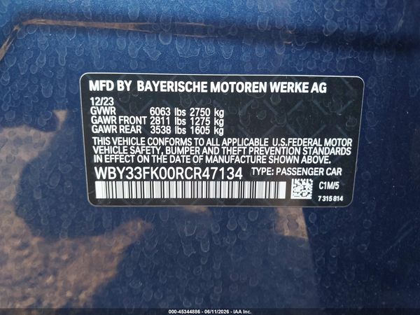 2024 BMW I5 EDRIVE40