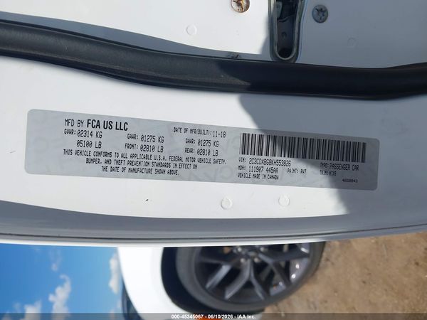 2019 DODGE CHARGER SXT RWD