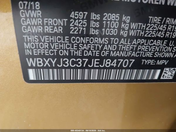 2018 BMW X2 SDRIVE28I