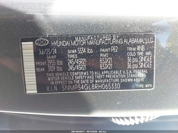 2024 HYUNDAI SANTA FE CALLIGRAPHY