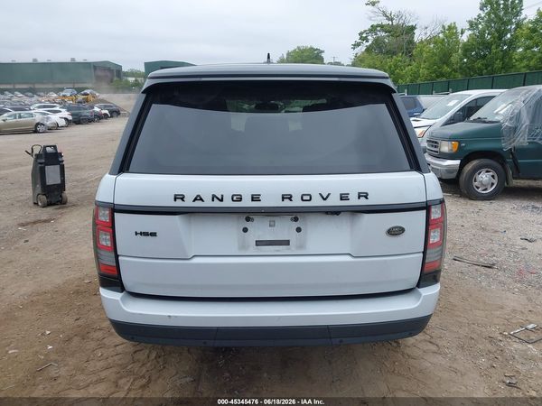 2016 LAND ROVER RANGE ROVER 3.0L V6 SUPERCHARGED HSE