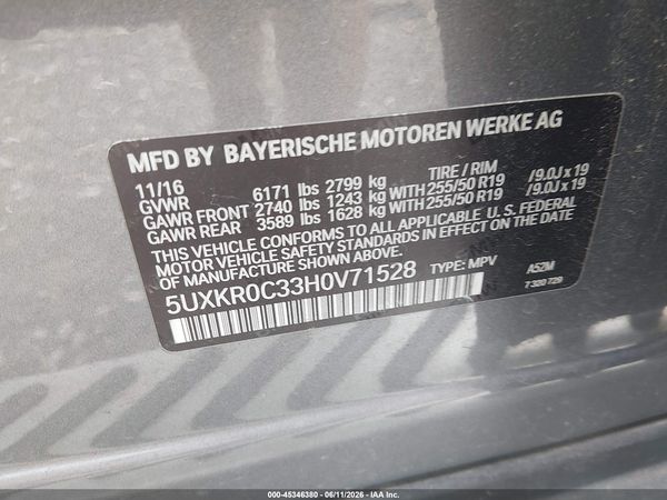 2017 BMW X5 XDRIVE35I