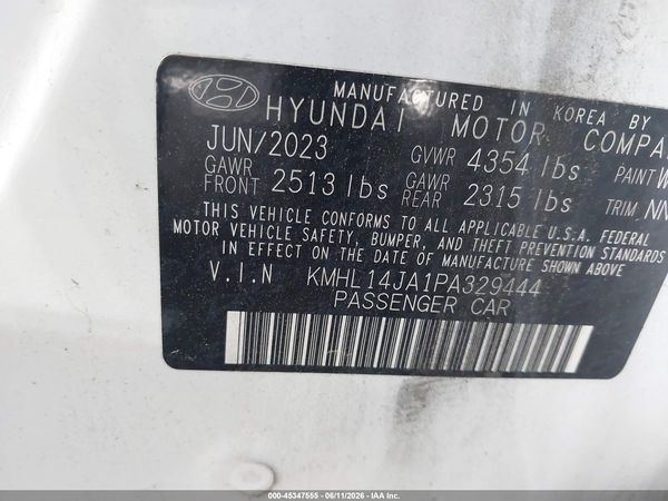 2023 HYUNDAI SONATA SEL
