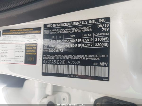 2018 MERCEDES-BENZ GLE 350 GLE350