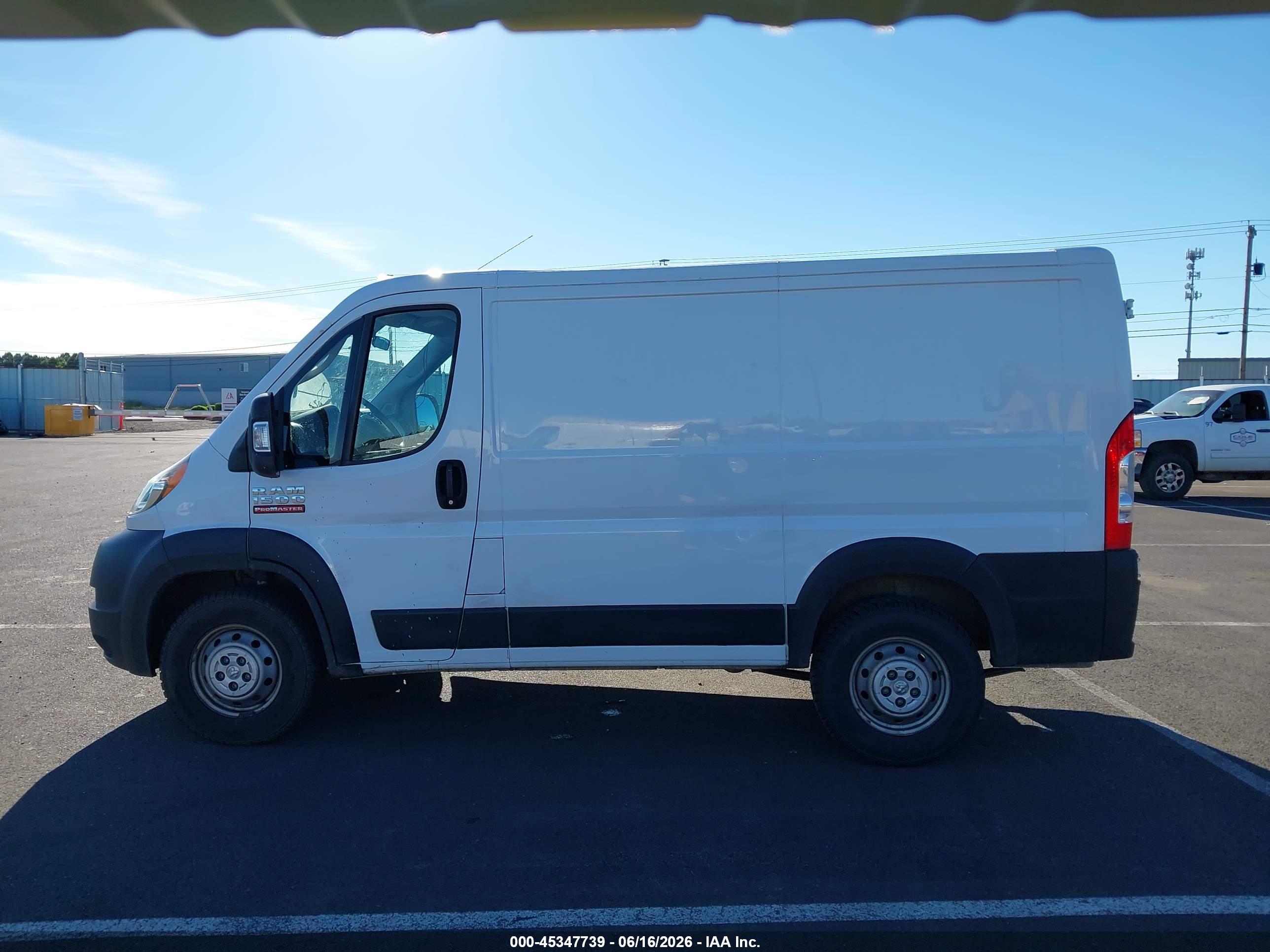 2021 RAM PROMASTER 1500 LOW ROOF 118 WB