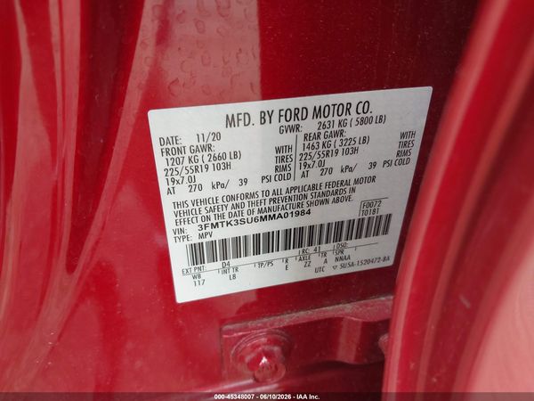 2021 FORD MUSTANG MACH-E PREMIUM