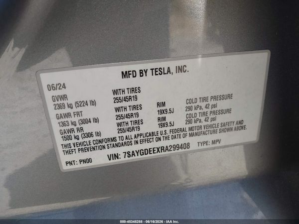 2024 TESLA MODEL Y