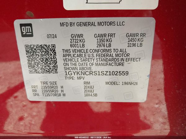2025 CADILLAC XT5 FWD PREMIUM LUXURY