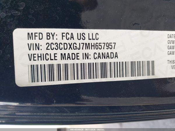 2021 DODGE CHARGER SCAT PACK RWD