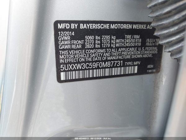 2015 BMW X4 XDRIVE28I