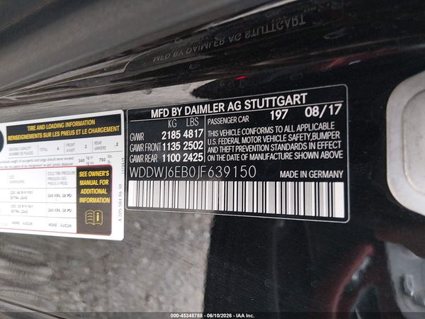 2018 MERCEDES-BENZ AMG C 43 4MATIC