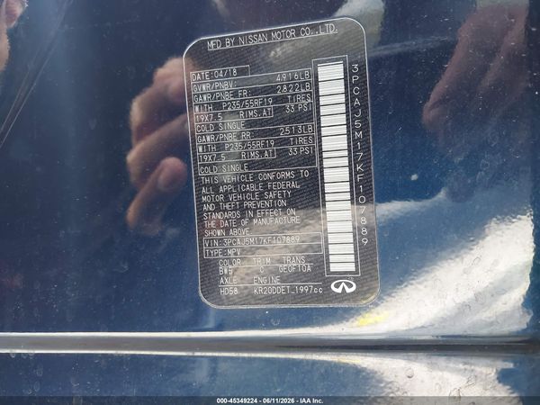 2019 INFINITI QX50 ESSENTIAL