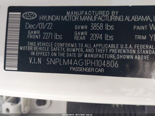 2023 HYUNDAI ELANTRA SEL