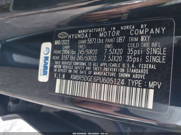 2023 HYUNDAI PALISADE LIMITED
