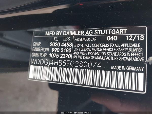 2014 MERCEDES-BENZ C 250 C250