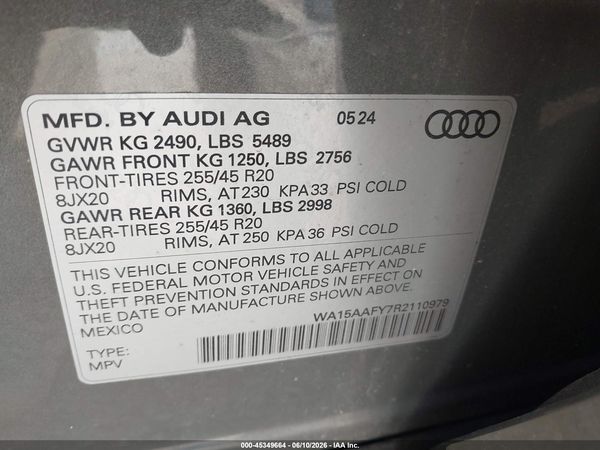 2024 AUDI Q5 SPORTBACK