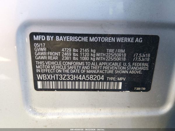 2017 BMW X1 XDRIVE28I