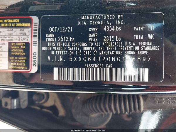 2022 KIA K5 GT-LINE