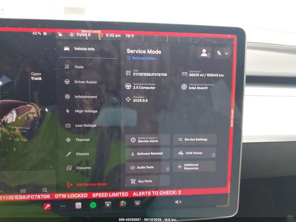 2018 TESLA MODEL 3 LONG RANGE/PERFORMANCE