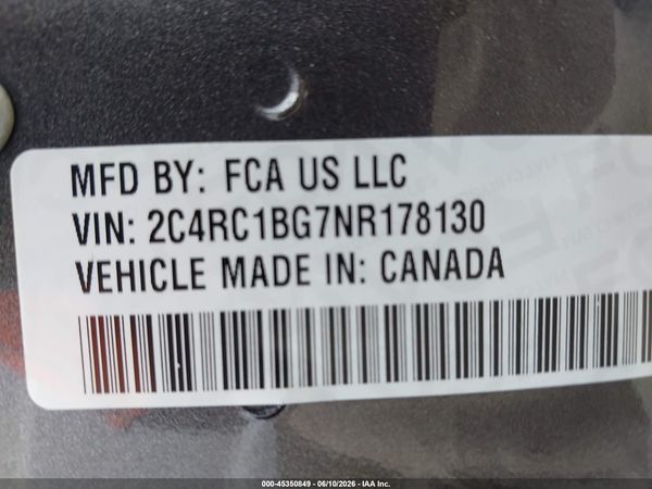 2022 CHRYSLER PACIFICA TOURING L