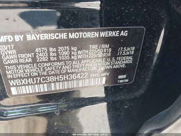 2017 BMW X1 SDRIVE28I