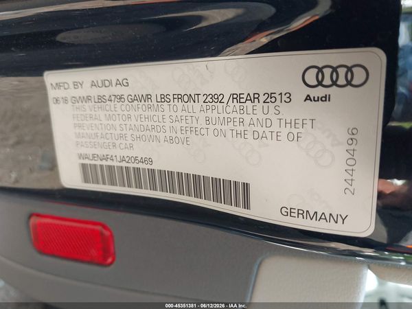 2018 AUDI A4